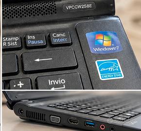 Notebook sony Vaio con caricatore incluso