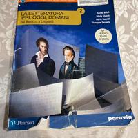 libro la letteratura ieri, oggi, domani