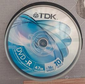 Confezione 10 Dvd-r Tdk