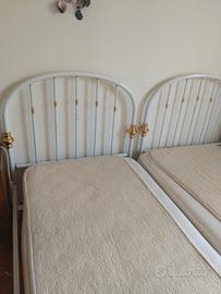 2lettini in ottone smaltato 