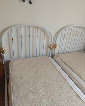2lettini in ottone smaltato 