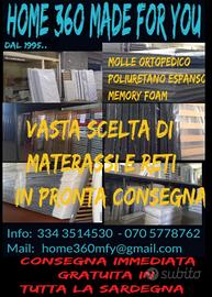 materassi, reti e divani letto