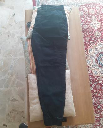 pantalone cargo nero nuovo 