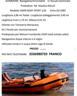 Gommone Pieghevole