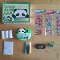 Fotocamera verde con stampante per bambini - Nuova