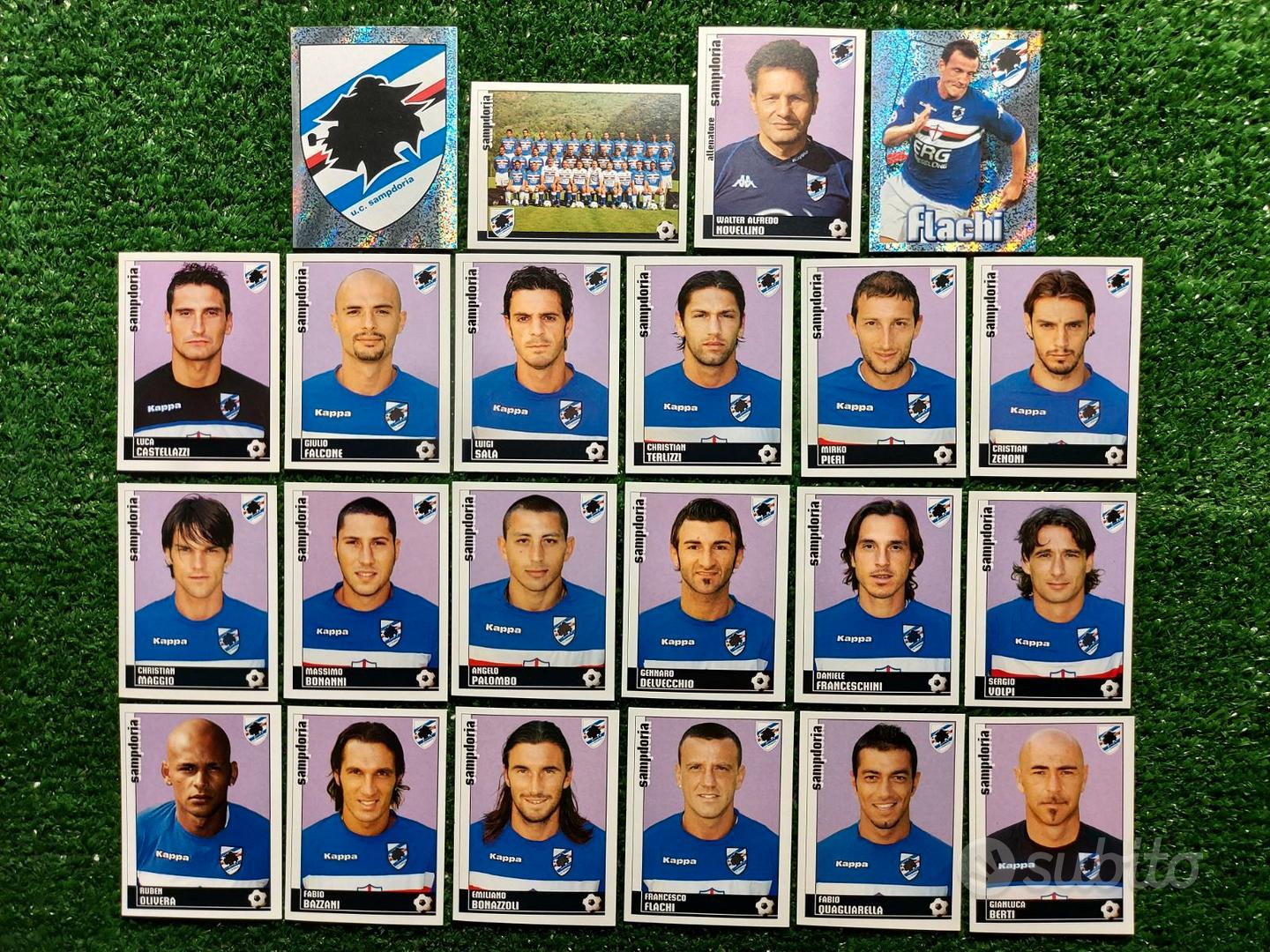 Set figurine calciatori panini Sampdoria 2006/07 - Collezionismo In vendita  a Asti