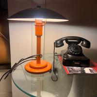 lampada fungo Space Age arancione Francia anni 70