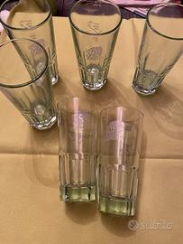 7 Bicchieri  pubblicitari Cynar