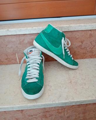 Scarpe Nike Blazer Mid 77 verdi numero 40.5 unisex