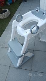 Riduttore wc bambini con scaletta