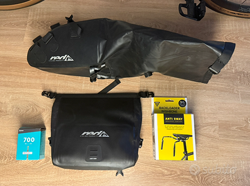 Borse Bikepacking Red Cycling più stabilizzatore