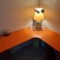 Scrivania angolare in rovere