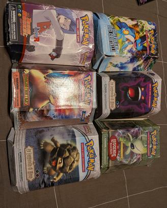scatole mazzi Pokemon VINTAGE ANNI 2000
