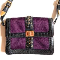 Originale VALENTINO Borsa a Spalla Viola - nuova