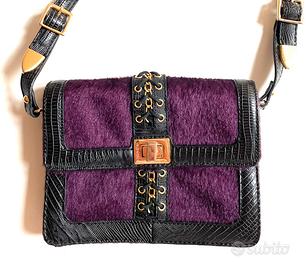 Originale VALENTINO Borsa a Spalla Viola - nuova