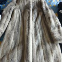 pelliccia visone grigio