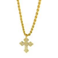 Collana con croce in argento 925