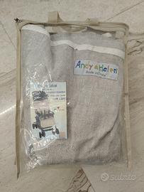 Andy & Helen copri passeggino 100% lino 9002L
