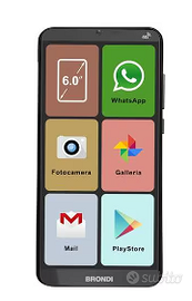 telefono BRONDI AMICO SMARTPHONE XL nuovo!!!!