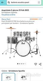 Batteria acustica per bambini usata