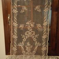 TENDA  a vetro SINGOLA  FILLET ECRU 60X130
