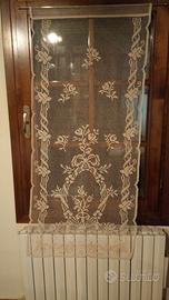 TENDA  a vetro SINGOLA  FILLET ECRU 60X130