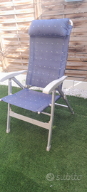 Sedie sdraio in alluminio