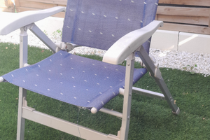 Sedie sdraio in alluminio