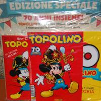 3 fumetti Topolino speciale 70 anni