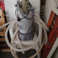 pompa con filtro a sabbia per piscina 