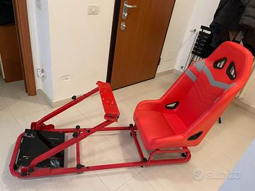 Postazione Sim Racing completa con sedile