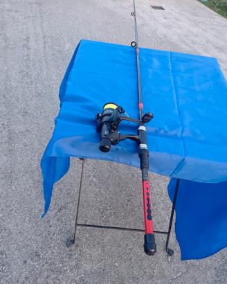 canna da pesca m1-80 nuova mulinello TPX