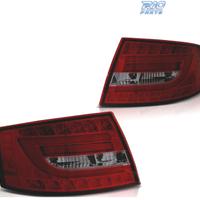 FANALI PER AUDI A6 C6 04-08 SEDAN LED ROSSO AFFUMI