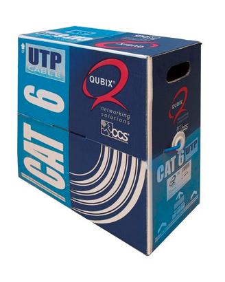Cavo Ethernet Cat 6 UTP Qubix CCS 305m 