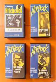 4 Videocassette VHS di Alfred Hitchcock