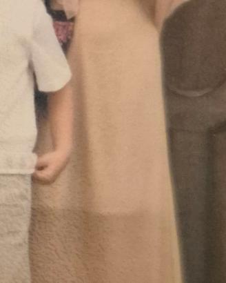 Abito da cerimonia Genny in pura seta con coprispa