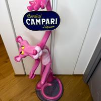 Statua Pantera Rosa in Resinai & Campari in Vetro