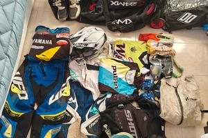 Abbigliamento Casco Stivali Borsone Cross Enduro e