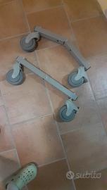 Ruotine girevoli per vari usi.