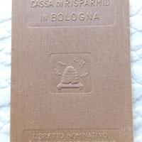 Libretto Cassa di Risparmio BO, Piccolo Risparmio.