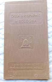 Libretto Cassa di Risparmio BO, Piccolo Risparmio.