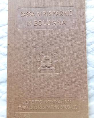 Libretto Cassa di Risparmio BO, Piccolo Risparmio.