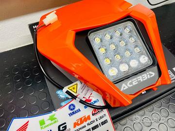 Faro / Mascherina faro LED tipo KTM EXC Arancione acquista