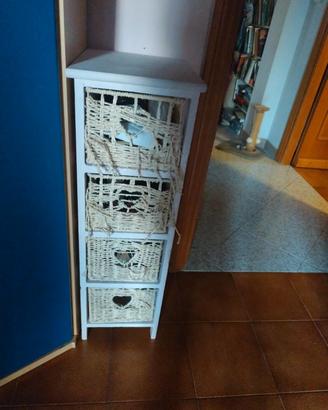 mobile con 4 cassetti