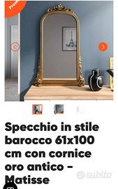 Specchiera barocco