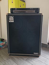 AMPEG SVT 3 PRO + SVT 410HLF testata e cassa basso