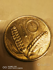 10 lire spighe anno 1978