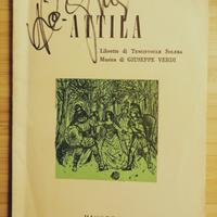Verdi Libretto Opera Attila Autografo Raimondi  