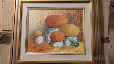 quadro Zanetti Isidoro acquerello