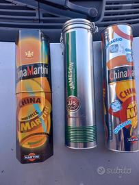 Scatole nr 3 in latta bottiglie 